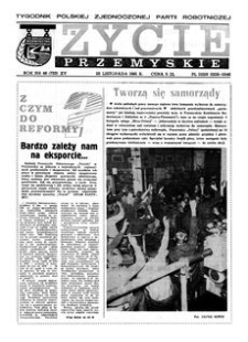 Życie Przemyskie : tygodnik Polskiej Zjednoczonej Partii Robotniczej. 1981, R. 15, nr 46 (733) (25 listopada)