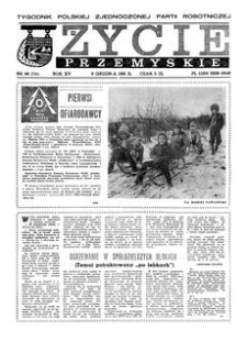 Życie Przemyskie : tygodnik Polskiej Zjednoczonej Partii Robotniczej. 1981, R. 15, nr 48 (735) (9 grudnia)