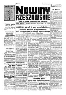 Nowiny Rzeszowskie : organ KW Polskiej Zjednoczonej Partii Robotniczej. 1950, R. 2, nr 6 (6 stycznia)