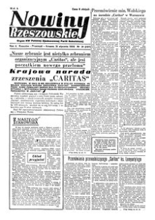 Nowiny Rzeszowskie : organ KW Polskiej Zjednoczonej Partii Robotniczej. 1950, R. 2, nr 31 (31 stycznia)