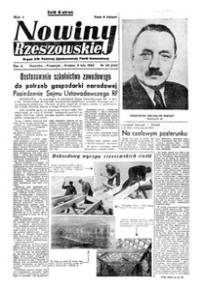 Nowiny Rzeszowskie : organ KW Polskiej Zjednoczonej Partii Robotniczej. 1950, R. 2, nr 36 (5 lutego)
