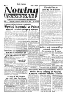 Nowiny Rzeszowskie : organ KW Polskiej Zjednoczonej Partii Robotniczej. 1950, R. 2, nr 42 (11 lutego)
