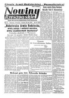 Nowiny Rzeszowskie : organ KW Polskiej Zjednoczonej Partii Robotniczej. 1950, R. 2, nr 54 (23 lutego)