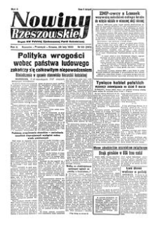 Nowiny Rzeszowskie : organ KW Polskiej Zjednoczonej Partii Robotniczej. 1950, R. 2, nr 59 (28 lutego)