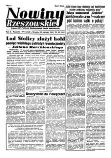 Nowiny Rzeszowskie : organ KW Polskiej Zjednoczonej Partii Robotniczej. 1950, R. 2, nr 85 (26 marca)