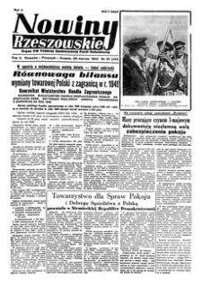 Nowiny Rzeszowskie : organ KW Polskiej Zjednoczonej Partii Robotniczej. 1950, R. 2, nr 87 (28 marca)