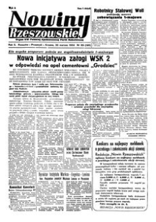 Nowiny Rzeszowskie : organ KW Polskiej Zjednoczonej Partii Robotniczej. 1950, R. 2, nr 89 (30 marca)