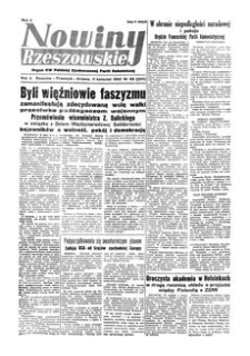 Nowiny Rzeszowskie : organ KW Polskiej Zjednoczonej Partii Robotniczej. 1950, R. 2, nr 99 (11 kwietnia)