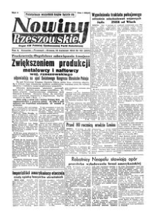 Nowiny Rzeszowskie : organ KW Polskiej Zjednoczonej Partii Robotniczej. 1950, R. 2, nr 101 (13 kwietnia)