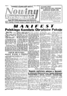 Nowiny Rzeszowskie : organ KW Polskiej Zjednoczonej Partii Robotniczej. 1950, R. 2, nr 105 (17 kwietnia)
