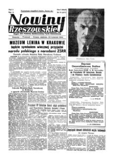 Nowiny Rzeszowskie : organ KW Polskiej Zjednoczonej Partii Robotniczej. 1950, R. 2, nr 111 (23 kwietnia)