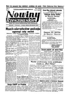 Nowiny Rzeszowskie : organ KW Polskiej Zjednoczonej Partii Robotniczej. 1950, R. 2, nr 117 (29 kwietnia)