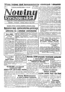 Nowiny Rzeszowskie : organ KW Polskiej Zjednoczonej Partii Robotniczej. 1950, R. 2, nr 124 (6 maja)
