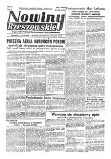 Nowiny Rzeszowskie : organ KW Polskiej Zjednoczonej Partii Robotniczej. 1950, R. 2, nr 133 (15 maja)