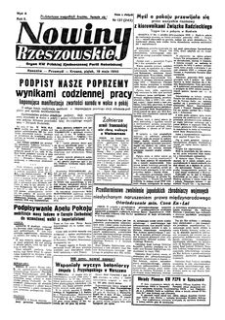 Nowiny Rzeszowskie : organ KW Polskiej Zjednoczonej Partii Robotniczej. 1950, R. 2, nr 137 (19 maja)