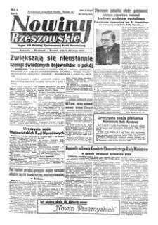 Nowiny Rzeszowskie : organ KW Polskiej Zjednoczonej Partii Robotniczej. 1950, R. 2, nr 144 (26 maja)