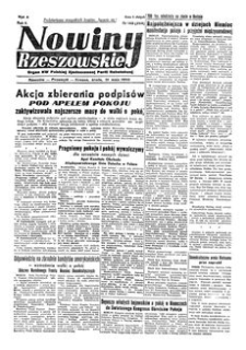 Nowiny Rzeszowskie : organ KW Polskiej Zjednoczonej Partii Robotniczej. 1950, R. 2, nr 148 (31 maja)