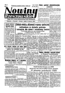 Nowiny Rzeszowskie : organ KW Polskiej Zjednoczonej Partii Robotniczej. 1950, R. 2, nr 150 (2 czerwca)