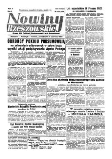 Nowiny Rzeszowskie : organ KW Polskiej Zjednoczonej Partii Robotniczej. 1950, R. 2, nr 153 (5 czerwca)