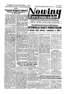 Nowiny Rzeszowskie : organ KW Polskiej Zjednoczonej Partii Robotniczej. 1950, R. 2, nr 154 (6 czerwca)