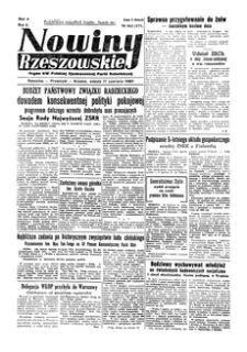 Nowiny Rzeszowskie : organ KW Polskiej Zjednoczonej Partii Robotniczej. 1950, R. 2, nr 165 (17 czerwca)