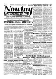 Nowiny Rzeszowskie : organ KW Polskiej Zjednoczonej Partii Robotniczej. 1950, R. 2, nr 173 (25 czerwca)