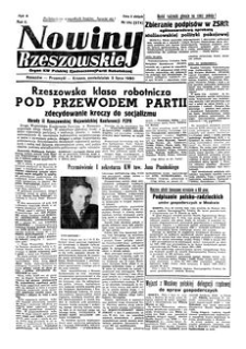 Nowiny Rzeszowskie : organ KW Polskiej Zjednoczonej Partii Robotniczej. 1950, R. 2, nr 181 (3 lipca)