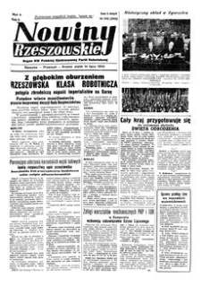 Nowiny Rzeszowskie : organ KW Polskiej Zjednoczonej Partii Robotniczej. 1950, R. 2, nr 192 (14 lipca)