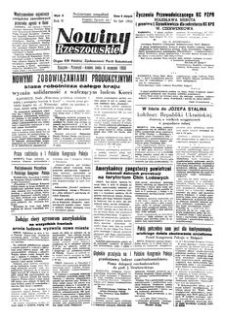 Nowiny Rzeszowskie : organ KW Polskiej Zjednoczonej Partii Robotniczej. 1950, R. 2, nr 245 (6 września)