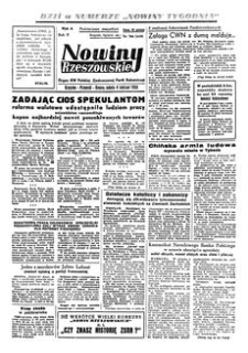 Nowiny Rzeszowskie : organ KW Polskiej Zjednoczonej Partii Robotniczej. 1950, R. 2, nr 304 (4 listopada)
