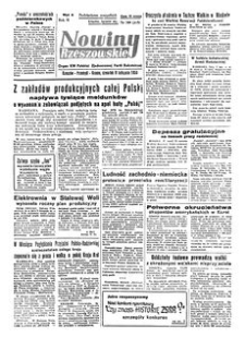 Nowiny Rzeszowskie : organ KW Polskiej Zjednoczonej Partii Robotniczej. 1950, R. 2, nr 309 (9 listopada)