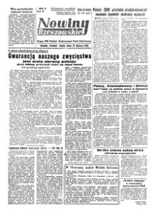 Nowiny Rzeszowskie : organ KW Polskiej Zjednoczonej Partii Robotniczej. 1950, R. 2, nr 321 (21 listopada)