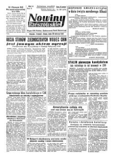 Nowiny Rzeszowskie : organ KW Polskiej Zjednoczonej Partii Robotniczej. 1950, R. 2, nr 329 (29 listopada)