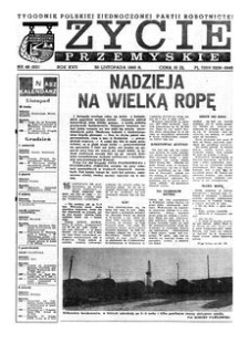 Życie Przemyskie : tygodnik Polskiej Zjednoczonej Partii Robotniczej. 1983, R. 17, nr 48 (831) (30 listopada)
