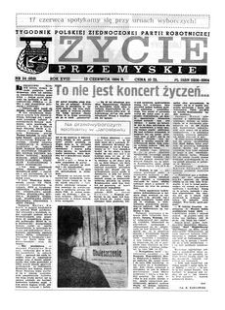 Życie Przemyskie : tygodnik Polskiej Zjednoczonej Partii Robotniczej. 1984, R. 18, nr 24 (859) (13 czerwca)