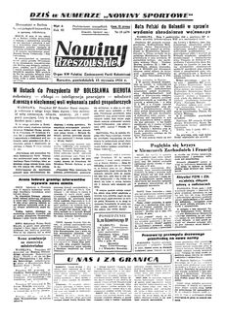 Nowiny Rzeszowskie : organ KW Polskiej Zjednoczonej Partii Robotniczej. 1951, R. 3, nr 15 (15 stycznia)
