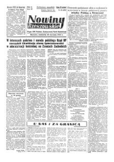 Nowiny Rzeszowskie : organ KW Polskiej Zjednoczonej Partii Robotniczej. 1951, R. 3, nr 28 (28 stycznia)