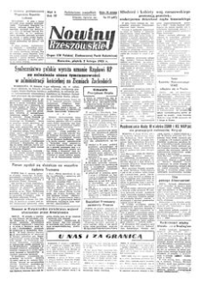 Nowiny Rzeszowskie : organ KW Polskiej Zjednoczonej Partii Robotniczej. 1951, R. 3, nr 33 (2 lutego)