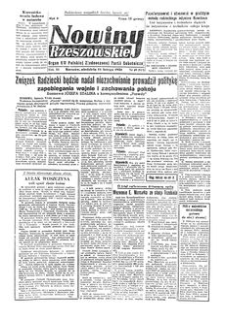 Nowiny Rzeszowskie : organ KW Polskiej Zjednoczonej Partii Robotniczej. 1951, R. 3, nr 49 (18 lutego)