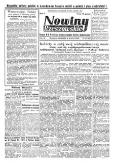 Nowiny Rzeszowskie : organ KW Polskiej Zjednoczonej Partii Robotniczej. 1951, R. 3, nr 63 (4 marca)