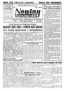 Nowiny Rzeszowskie : organ KW Polskiej Zjednoczonej Partii Robotniczej. 1951, R. 3, nr 131 (13 maja)