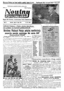 Nowiny Rzeszowskie : organ KW Polskiej Zjednoczonej Partii Robotniczej. 1951, R. 3, nr 137 (19 maja)