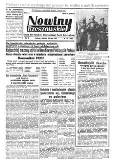 Nowiny Rzeszowskie : organ KW Polskiej Zjednoczonej Partii Robotniczej. 1951, R. 3, nr 138 (20 maja)