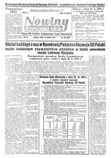 Nowiny Rzeszowskie : organ KW Polskiej Zjednoczonej Partii Robotniczej. 1951, R. 3, nr 168 (19 czerwca)