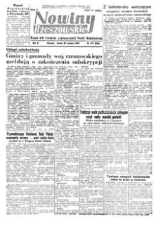 Nowiny Rzeszowskie : organ KW Polskiej Zjednoczonej Partii Robotniczej. 1951, R. 3, nr 175 (26 czerwca)