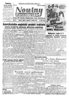 Nowiny Rzeszowskie : organ KW Polskiej Zjednoczonej Partii Robotniczej. 1951, R. 3, nr 240 (8-9 września)