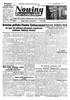 Nowiny Rzeszowskie : organ KW Polskiej Zjednoczonej Partii Robotniczej. 1951, R. 3, nr 242 (11 września)
