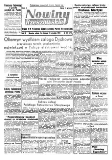 Nowiny Rzeszowskie : organ KW Polskiej Zjednoczonej Partii Robotniczej. 1951, R. 3, nr 246 (15-16 września)