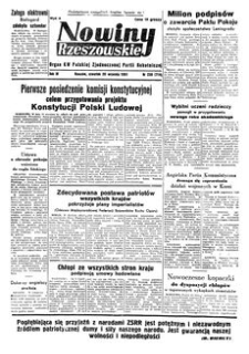 Nowiny Rzeszowskie : organ KW Polskiej Zjednoczonej Partii Robotniczej. 1951, R. 3, nr 250 (20 września)