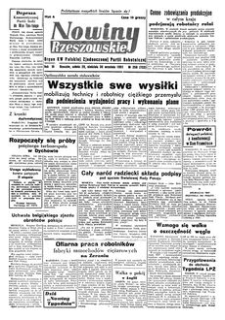 Nowiny Rzeszowskie : organ KW Polskiej Zjednoczonej Partii Robotniczej. 1951, R. 3, nr 258 (29-30 września)
